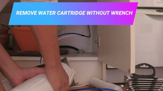 HOW TO REPLACE THE FILTERS IN A 3 STAGE WATER FILTER SYSTEM remove water cartridge without wrench