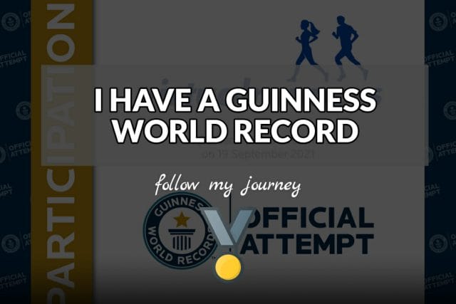 I HAVE A GUINNESS WORLD RECORD header