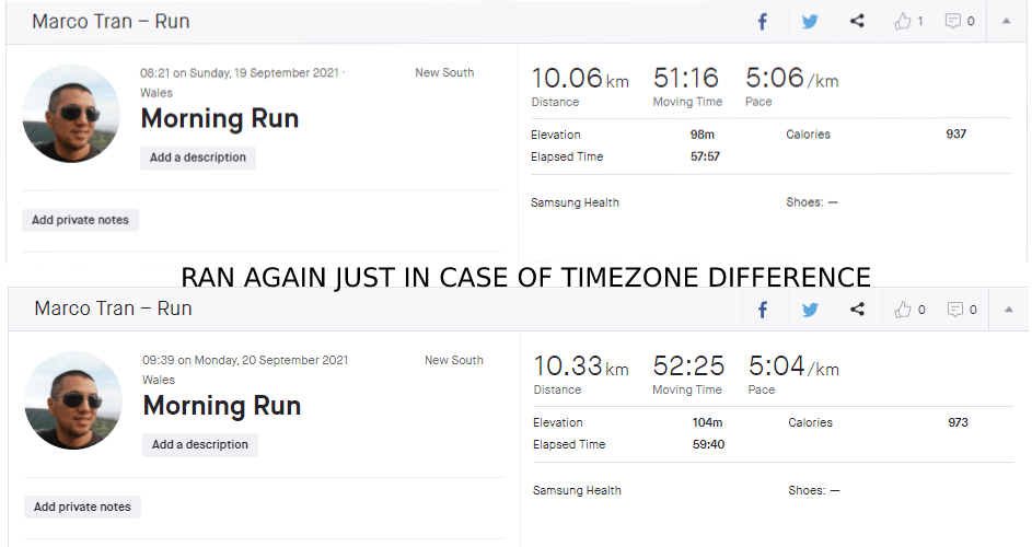 I HAVE A GUINNESS WORLD RECORD strava runs