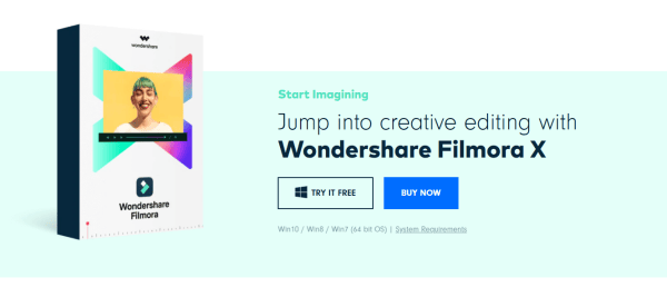 Video Editing Wondershare Filmora try