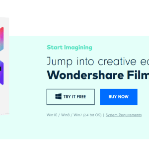 Video Editing Wondershare Filmora try