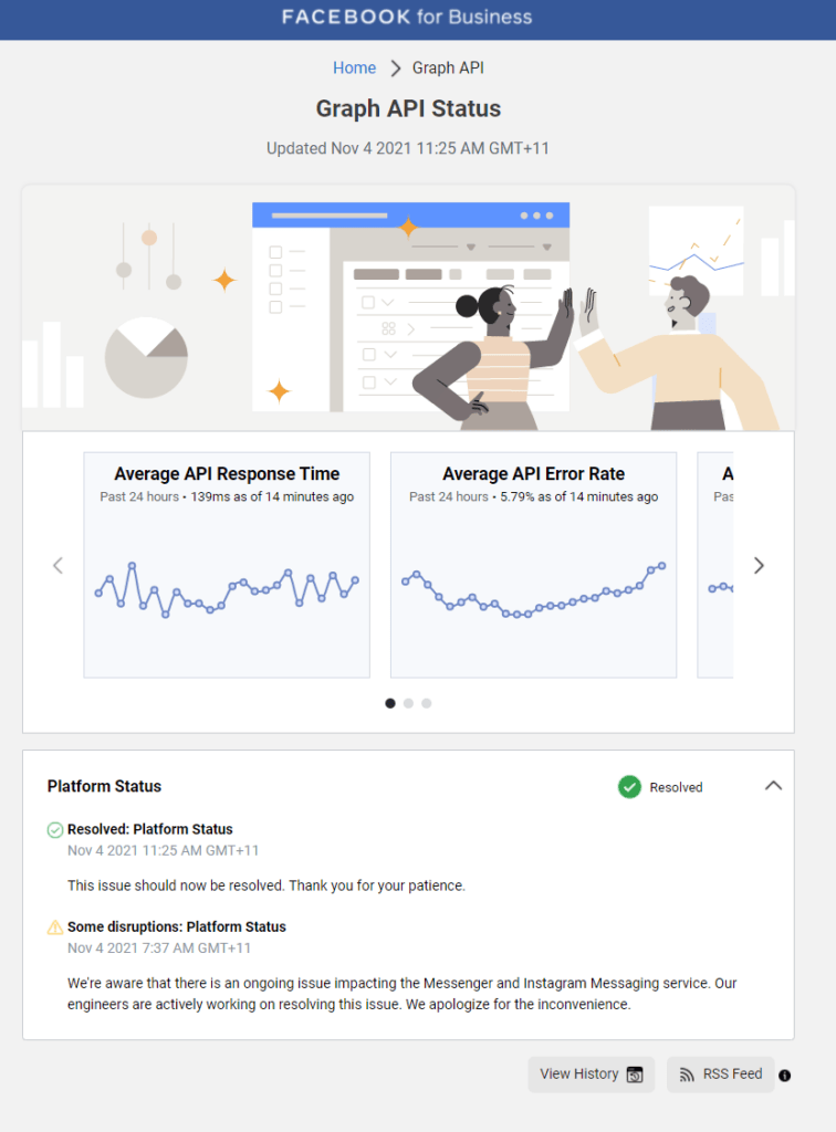 Facebook for Business Status Page Graph API The Simple Entrepreneur