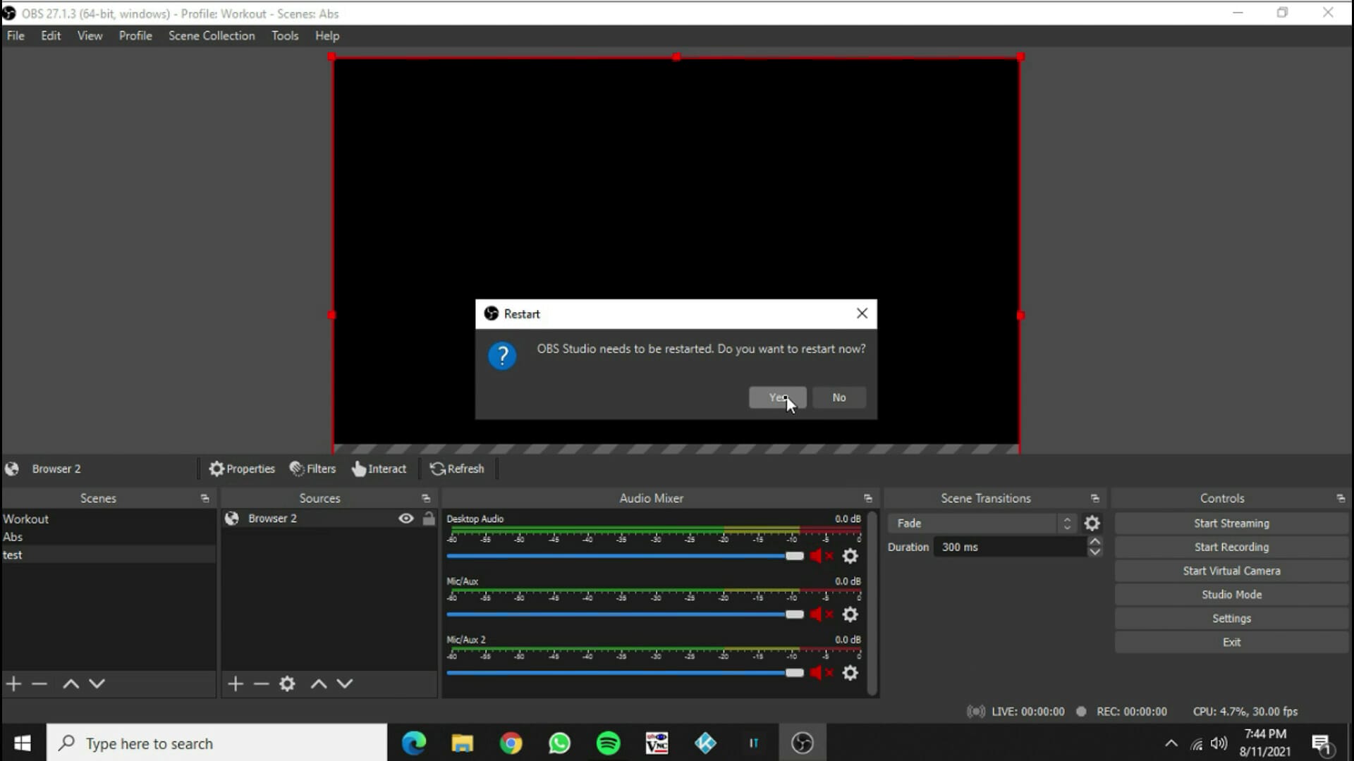 HOW TO FIX OBS BROWSER SOURCE NOT DISPLAYING