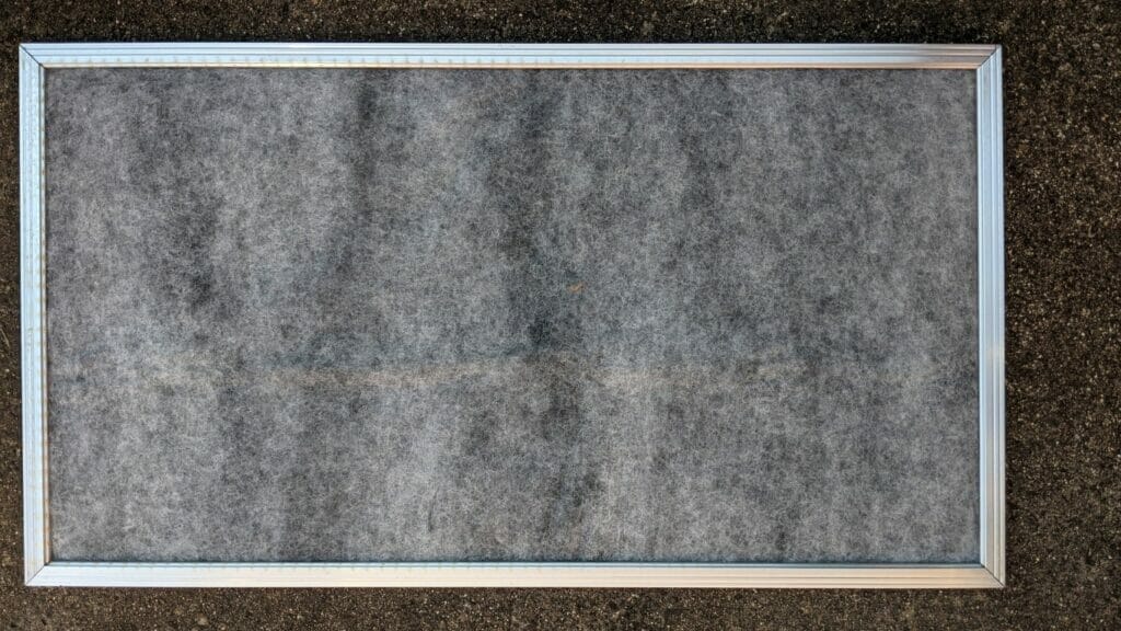 HOW TO REPLACE THE DUCTED AIR CONDITIONER FILTER after cleaning 3