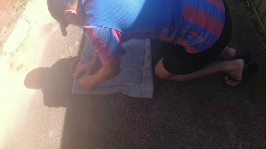 HOW TO REPLACE THE DUCTED AIR CONDITIONER FILTER reinstall rubber spline