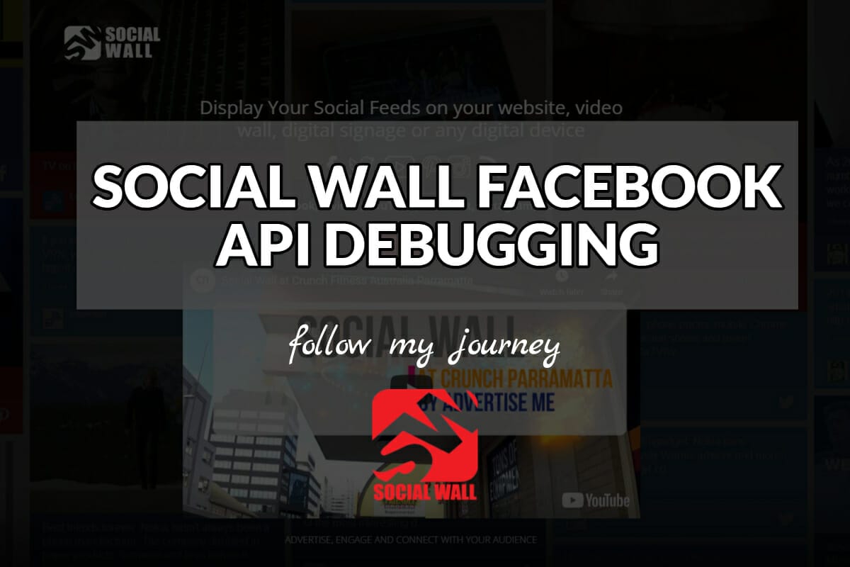 Social Wall Facebook API Debugging header