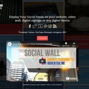 Social Wall Website Display your Social Feeds