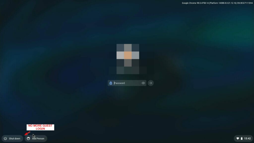 HOW TO DISABLE CHROMEBOOK GUEST BROWSING No Guest Browsing 1