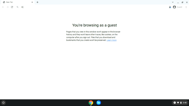 HOW TO DISABLE CHROMEBOOK GUEST BROWSING Window for Guest