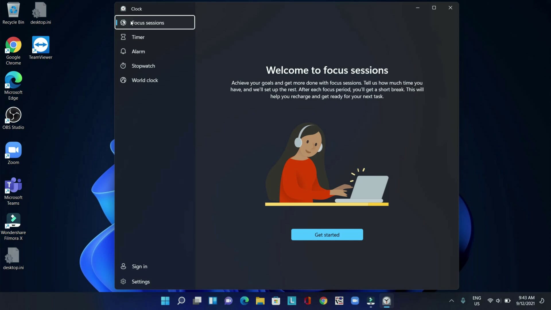 WHERE IS THE CLOCK TIMER AND STOPWATCH IN WINDOWS 11