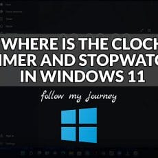 WHERE IS THE CLOCK TIMER AND STOPWATCH IN WINDOWS 11 header