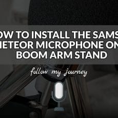 HOW TO INSTALL THE SAMSON METEOR MICROPHONE ON A BOOM ARM STAND header