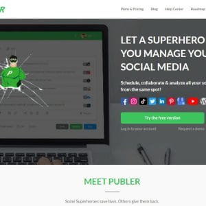 Tools Publer Social Media Website