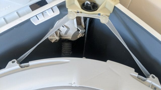 REPLACING THE SUSPENSION BANDS ON THE FISHER AND PAYKEL WASHING MACHINE 5
