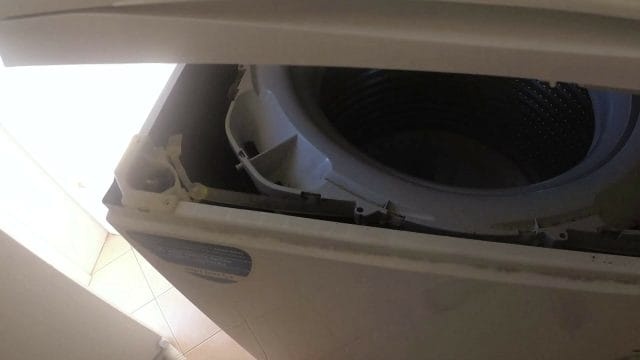 REPLACING THE SUSPENSION BANDS ON THE FISHER AND PAYKEL WASHING MACHINE lift cover