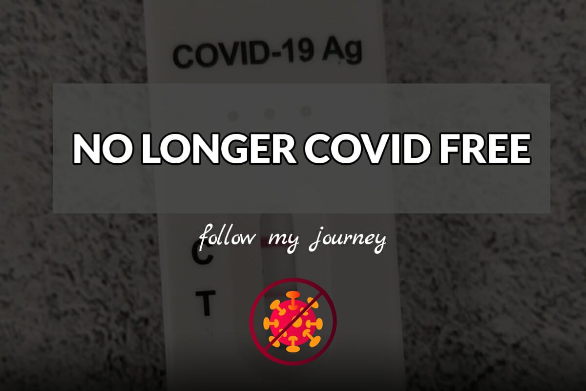 No longer covid free header