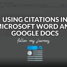USING CITATIONS IN MICROSOFT WORD AND GOOGLE DOCS header