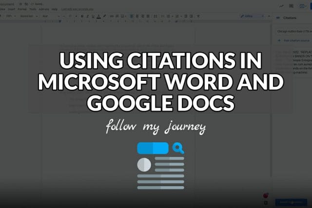 USING CITATIONS IN MICROSOFT WORD AND GOOGLE DOCS header