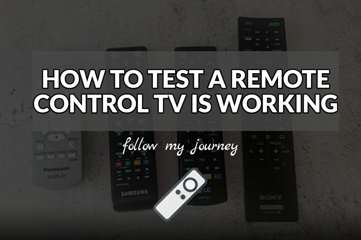 how to test remote control tv is working header