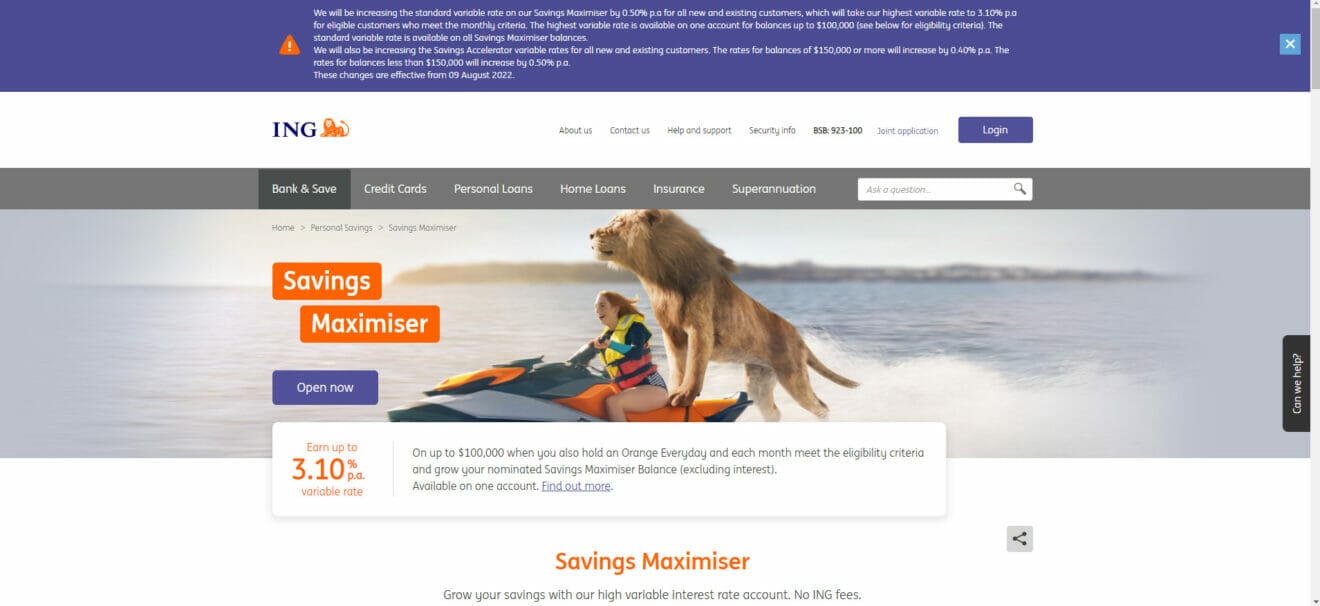 Ing Online Saver