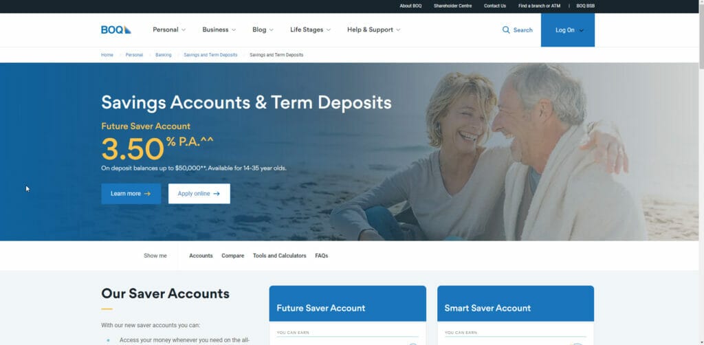 BEST SAVINGS BANK ACCOUNTS WITH HIGH INTEREST RATES boq website