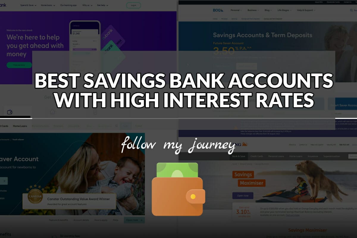 BEST SAVINGS BANK ACCOUNTS WITH HIGH INTEREST RATES header