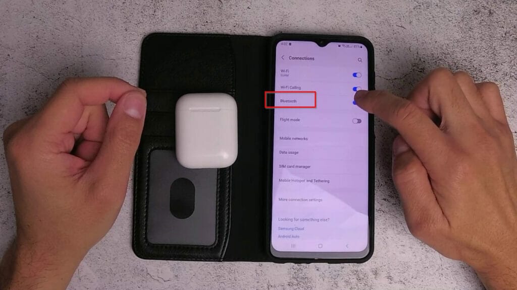 HOW TO QUICKLY CONNECT AIRPODS TO SAMSUNG A23 bluetooth