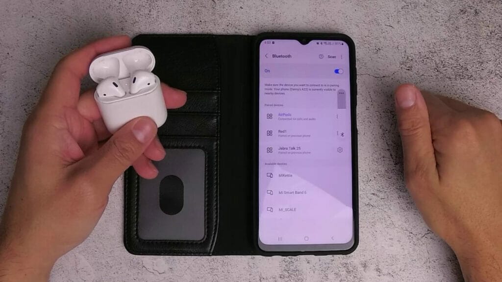 HOW TO QUICKLY CONNECT AIRPODS TO SAMSUNG A23 test airpods
