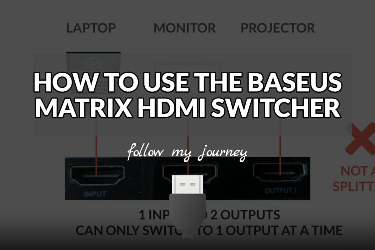 HOW TO USE THE BASEUS MATRIX HDMI SWITCHER header