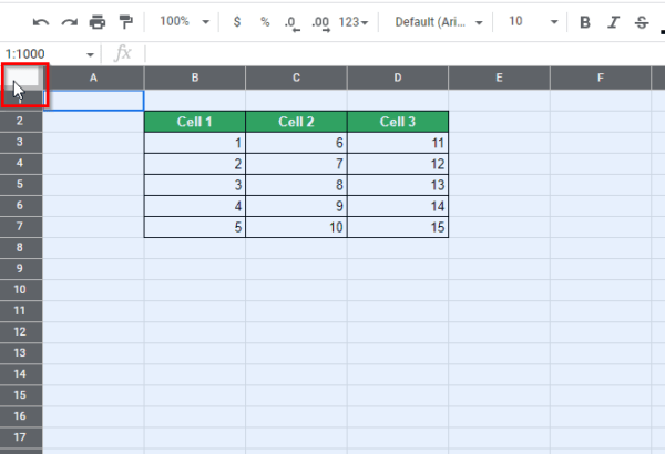 HOW TO REMOVE GRIDLINES IN GOOGLE SHEETS