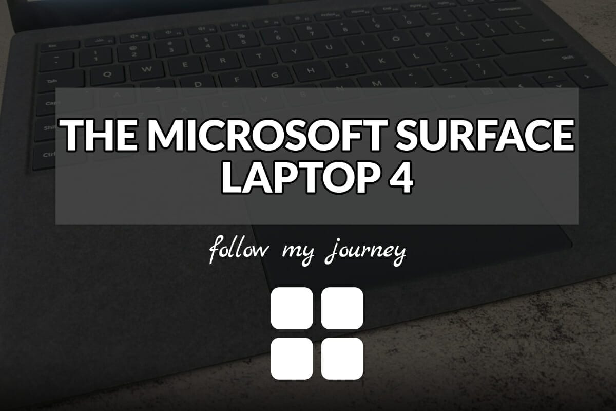 THE MICROSOFT SURFACE LAPTOP 4 header