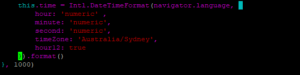 HOW TO CHANGE THE HOURS FROM 0 TO 12 IN JAVASCRIPT