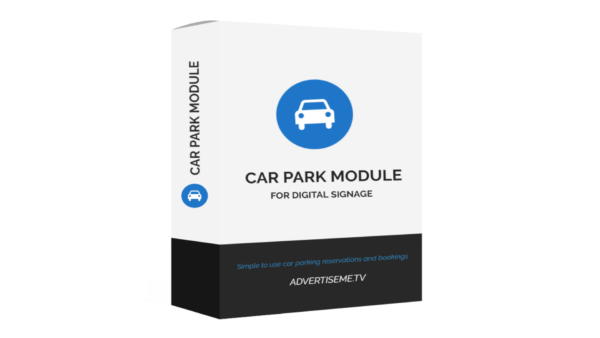 Advertise Me Digital Signage Car Park Module