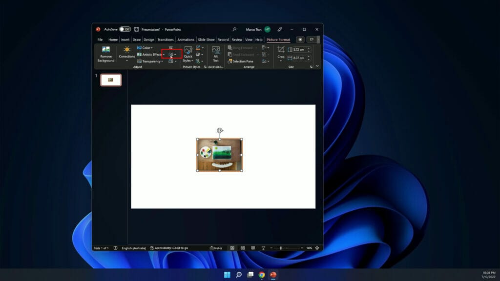 HOW TO CHANGE OR REPLACE AN IMAGE IN POWERPOINT icon small