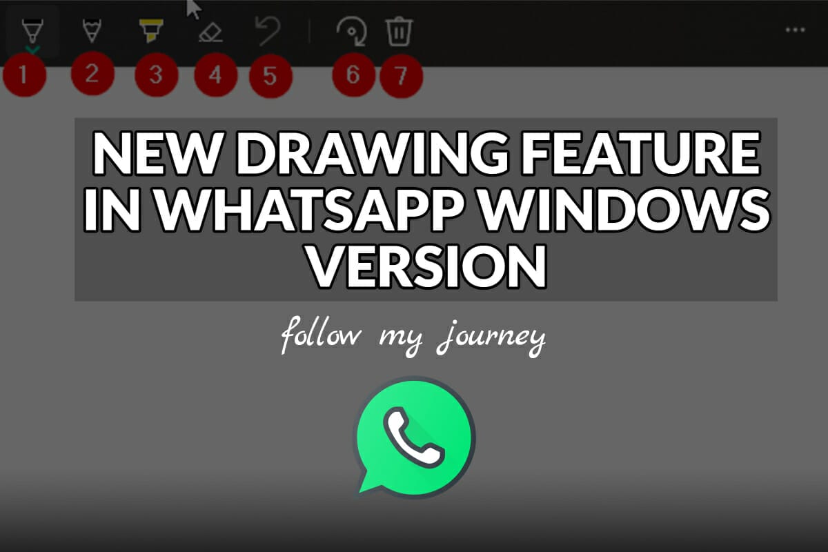 NEW DRAWING FEATURE IN WHATSAPP WINDOWS VERSION header
