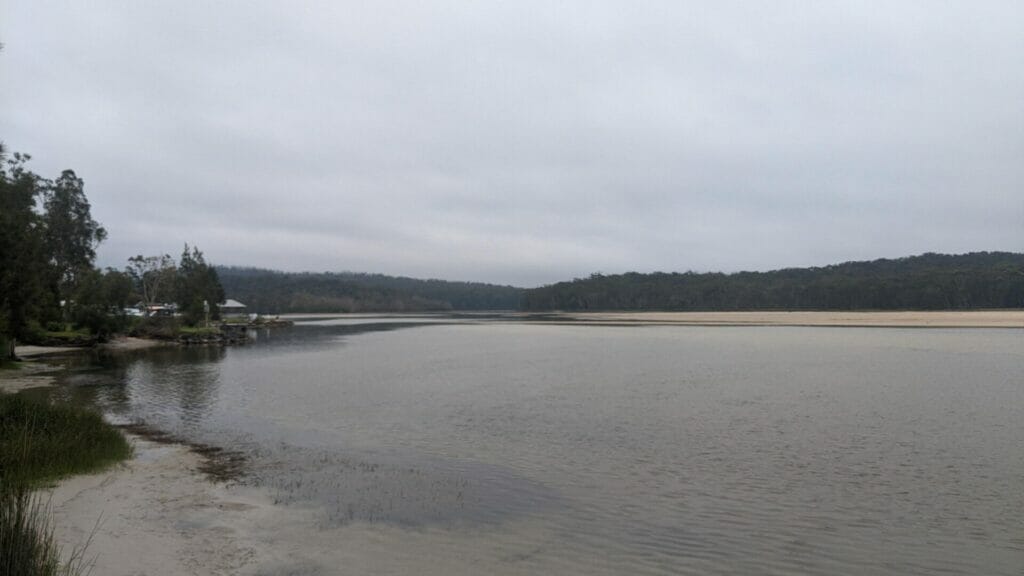 RUNNING AND EXPLORING AT LAKE CONJOLA Conjola Beach 3