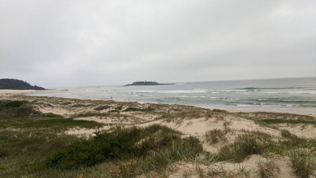 RUNNING AND EXPLORING AT LAKE CONJOLA Conjola Beach 7