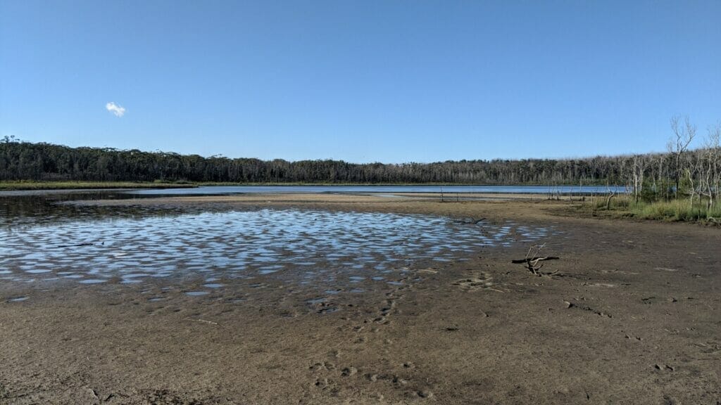 RUNNING AND EXPLORING AT LAKE CONJOLA Pattimores Lagoon 2