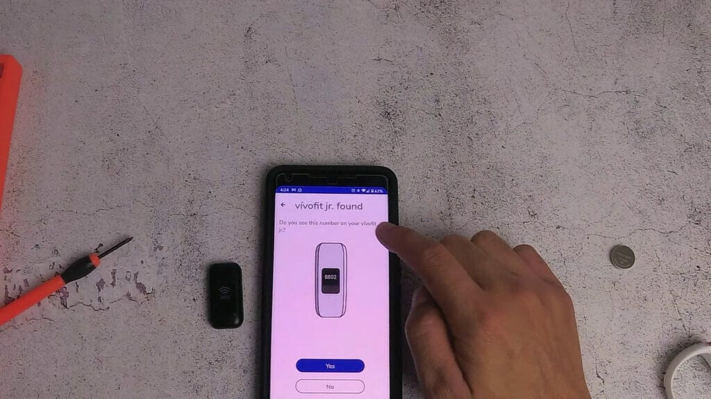 REPLACING THE GARMIN VIVOFIT JR BATTERY pairing