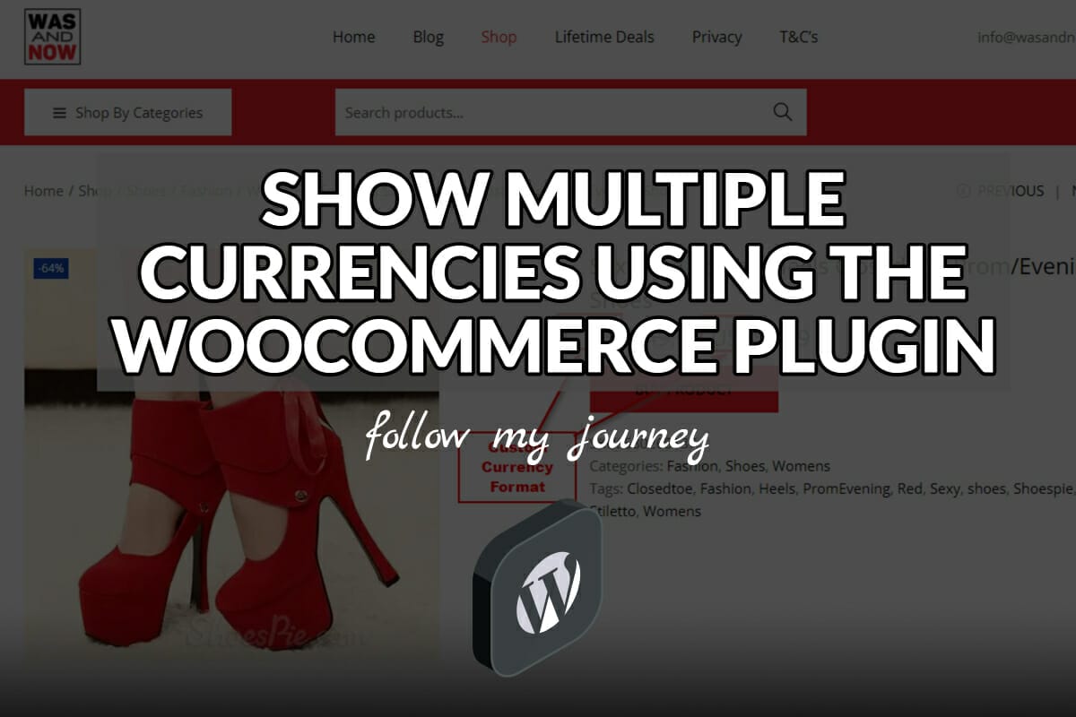 SHOW MULTIPLE CURRENCIES USING THE WOOCOMMERCE PLUGIN header