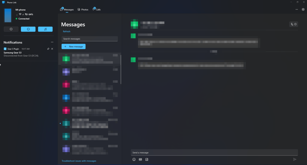 How to connect Android Phone to Windows 11 messages