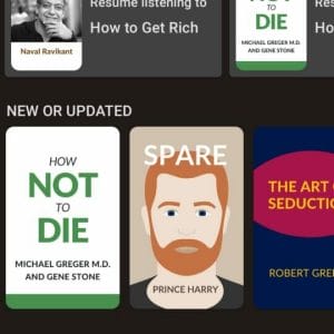 StoryShots Book Summaries Android App screenshots List