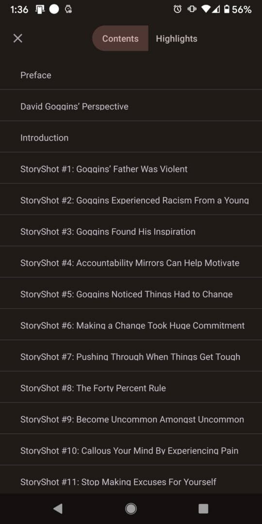 StoryShots Book Summaries Android App screenshots book content