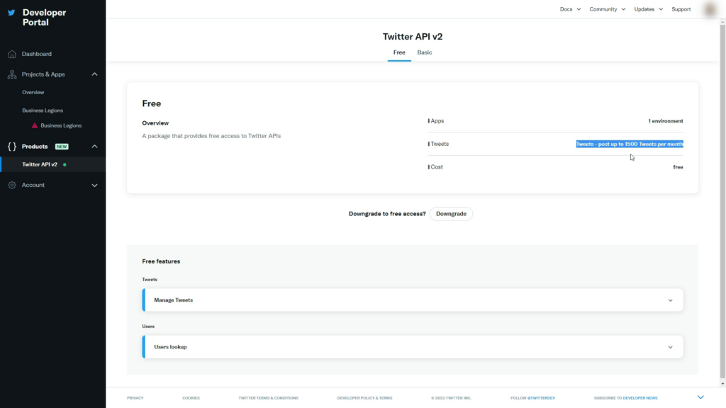 SHOULD SOCIAL MEDIA COMPANIES CHARGE TO ACCESS THEIR API Free Plan