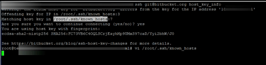 HOW TO FIX ATLASSIAN BITBUCKET SSH HOST KEYS remove bitbucket host file