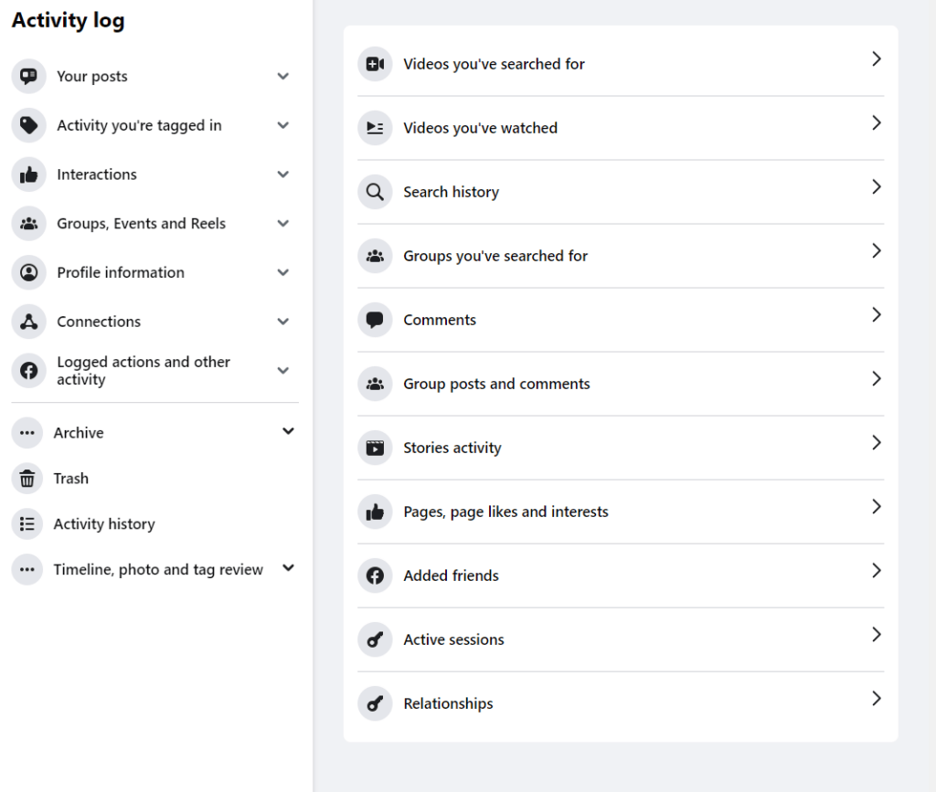 WHAT YOU CAN DO TO UNLOCK A FACEBOOK DISABLED ACCOUNT activity log