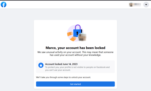 WHAT YOU CAN DO TO UNLOCK A FACEBOOK DISABLED ACCOUNT message locked account login