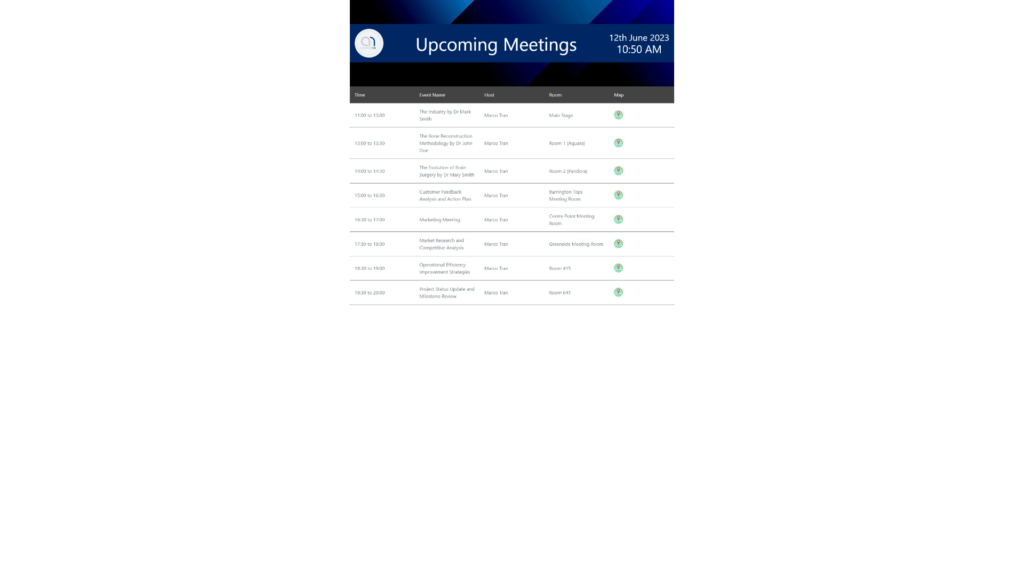 BUILDING AN MVP USING MICROSOFT DEVELOPER API Microsoft Graph API explorer results Smart Room and Event Boards MVP example