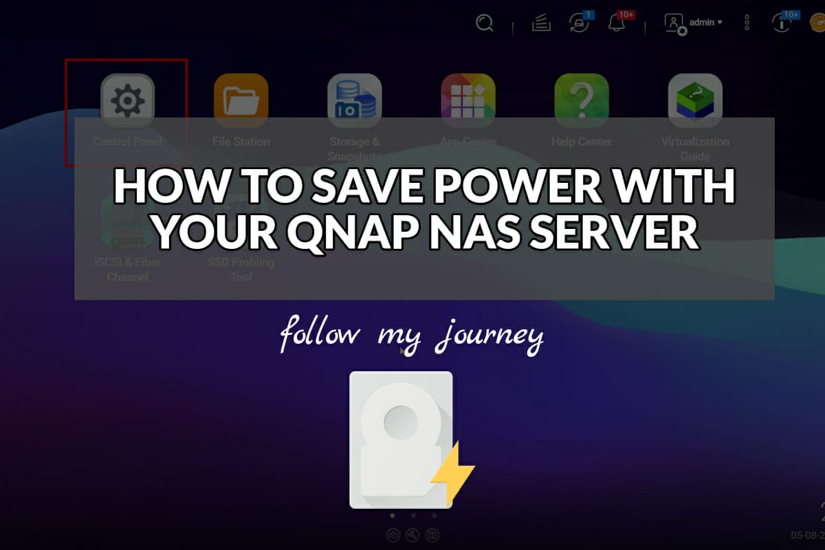 The Simple Entrepreneur HOW TO SAVE POWER WITH YOUR QNAP NAS SERVER header