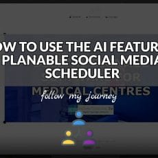 The Simple Entrepreneur HOW TO USE THE AI FEATURE IN PLANABLE SOCIAL MEDIA SCHEDULER header